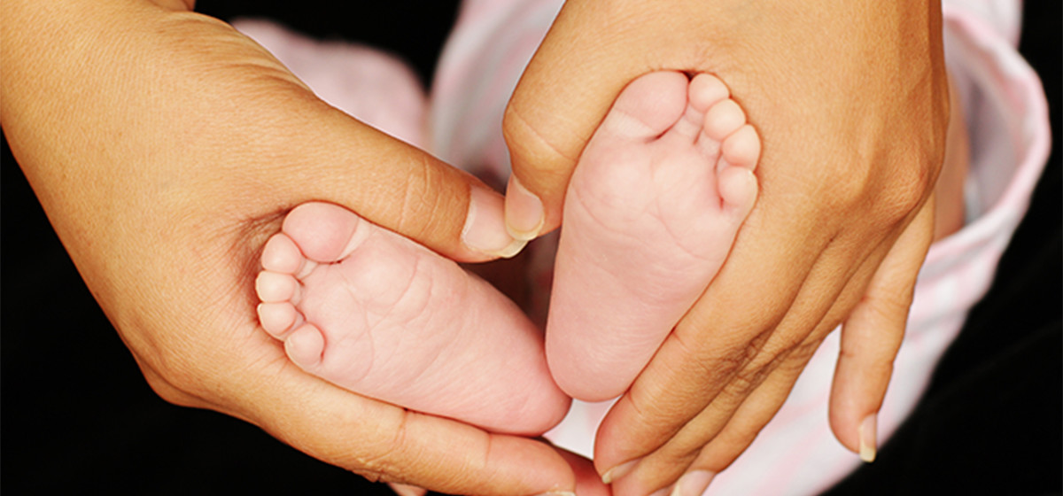 Pregnancy and Adoption Services, baby feet